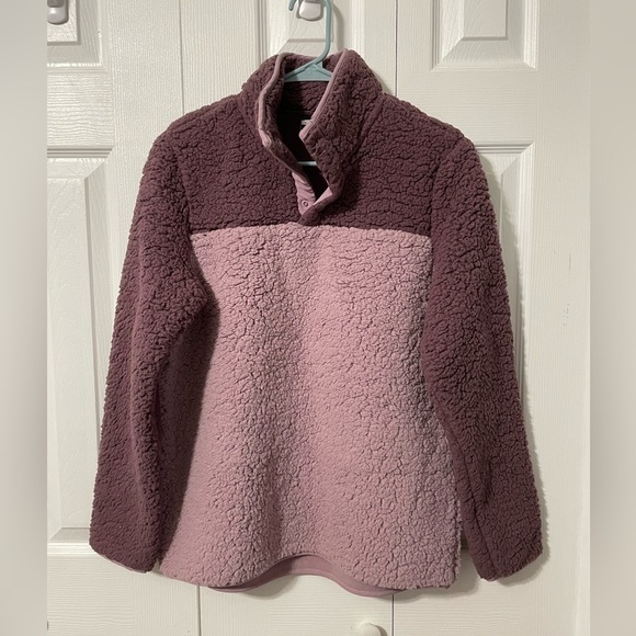 32 Degrees NWT Women's Sherpa Mock-Neck Sweatshirt Jacket size Medium - Picture 4 of 8